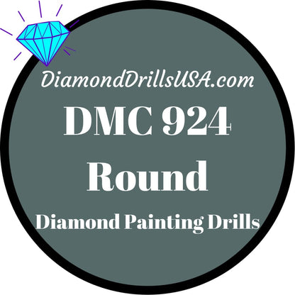 DMC 924 ROUND 5D Diamond Painting Drills Beads DMC 924 Very 