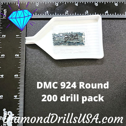 DMC 924 ROUND 5D Diamond Painting Drills Beads DMC 924 Very 