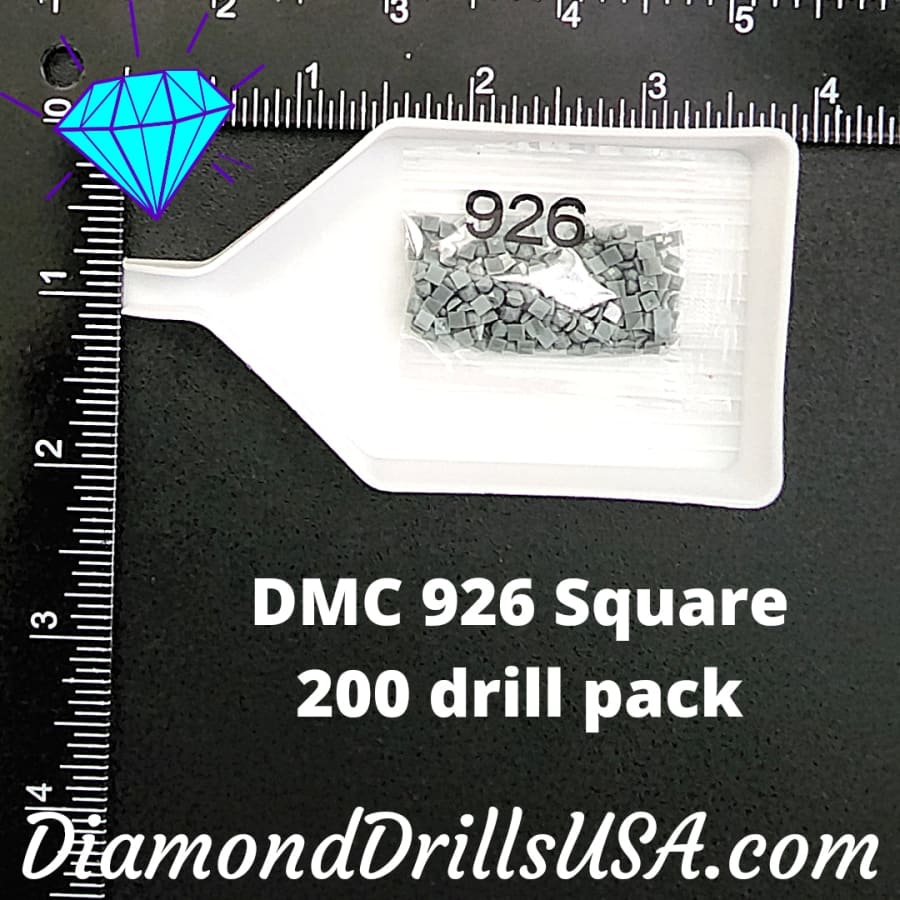 DMC 926 SQUARE 5D Diamond Painting Drills Beads DMC 926 