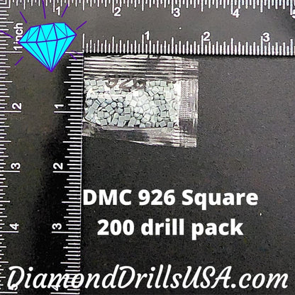 DMC 926 SQUARE 5D Diamond Painting Drills Beads DMC 926 