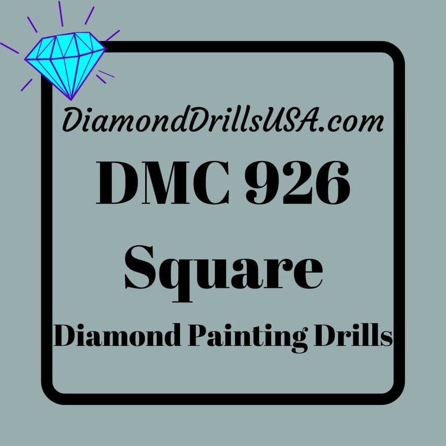 DMC 926 SQUARE 5D Diamond Painting Drills Beads DMC 926 