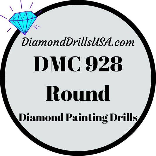 DMC 928 ROUND 5D Diamond Painting Drills Beads 928 Very 
