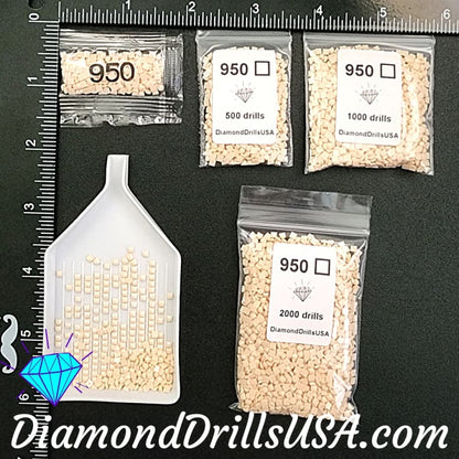 DMC 950 SQUARE 5D Diamond Painting Drills Beads DMC 950 