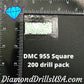 DMC 955 SQUARE 5D Diamond Painting Drills Beads DMC 955 