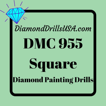 DMC 955 SQUARE 5D Diamond Painting Drills Beads DMC 955 