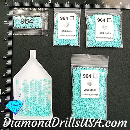 DMC 964 SQUARE 5D Diamond Painting Drills Beads DMC 964 