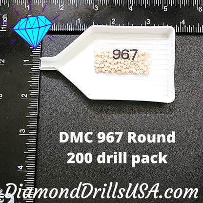 DMC 967 ROUND 5D Diamond Painting Drills Beads DMC 967 Very 