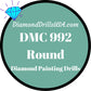 DMC 992 ROUND 5D Diamond Painting Drills Beads DMC 992 Very 