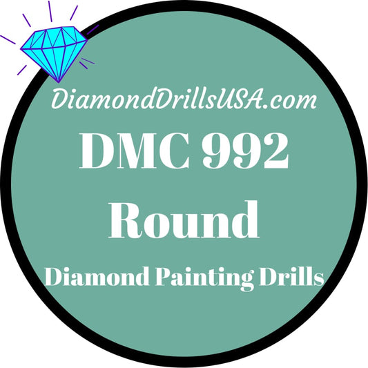 DMC 992 ROUND 5D Diamond Painting Drills Beads DMC 992 Very 