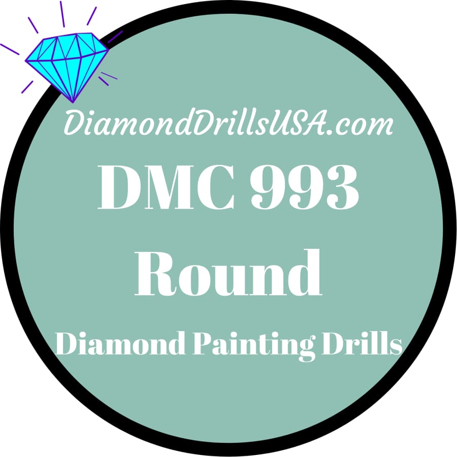 DMC 993 ROUND 5D Diamond Painting Drills Beads DMC 993 Very 