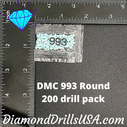 DMC 993 ROUND 5D Diamond Painting Drills Beads DMC 993 Very 