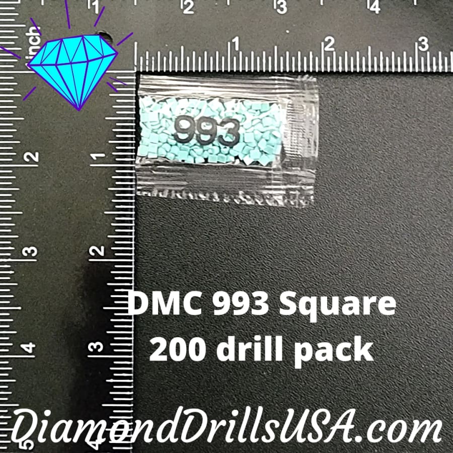 DMC 993 SQUARE 5D Diamond Painting Drills Beads DMC 993 Very