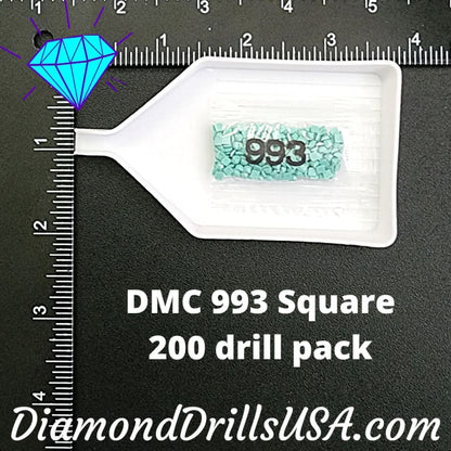 DMC 993 SQUARE 5D Diamond Painting Drills Beads DMC 993 Very