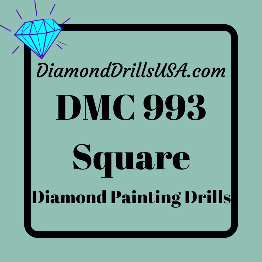 DMC 993 SQUARE 5D Diamond Painting Drills Beads DMC 993 Very