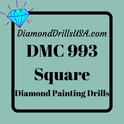 DMC 993 SQUARE 5D Diamond Painting Drills Beads DMC 993 Very
