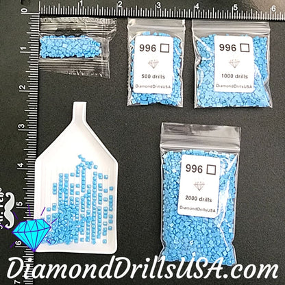 DMC 996 SQUARE 5D Diamond Painting Drills Beads DMC 996 