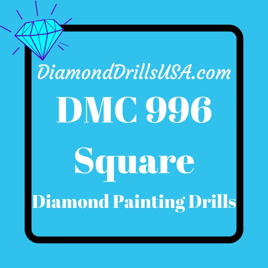 DMC 996 SQUARE 5D Diamond Painting Drills Beads DMC 996 