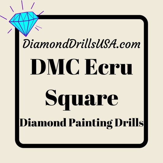 DMC Ecru SQUARE 5D Diamond Painting Drills Beads Ecru 