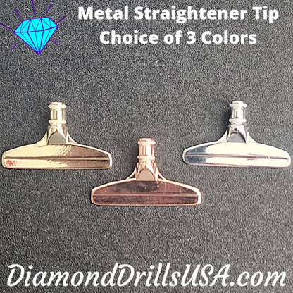Flat Tip Metal Straightener Pen Replacement Head Diamond 