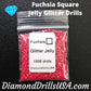 Fuchsia Jelly Glitter SQUARE Diamond Painting Drills Pink 23