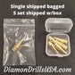 Gold Metal Single-drill Pen Replacement Head Diamond 