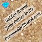 Golden Jelly Glitter ROUND Diamond Painting Drills 01 Bulk -