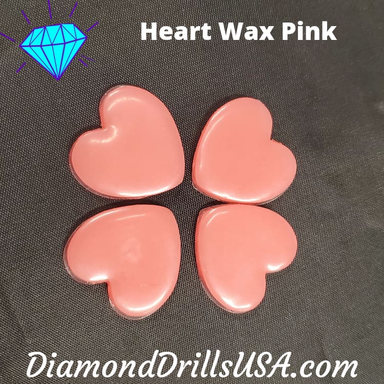 Heart Pink Wax 4pcs Diamond Painting Putty Clay Mud - 