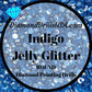 Indigo Jelly Glitter ROUND Diamond Painting Drills Blue 18 
