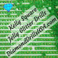 Kelly Jelly Glitter SQUARE Diamond Painting Drills Green 22