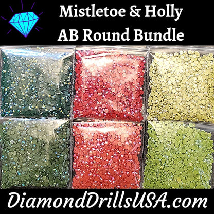 Mistletoe & Holly AB Round Bundle 6 AB Colors Aurora 