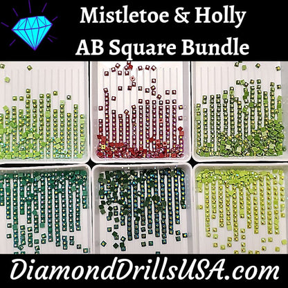 Mistletoe & Holly AB Square Bundle 6 AB Colors Aurora 