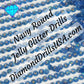 Navy Jelly Glitter ROUND Diamond Painting Drills Blue 27 