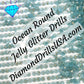 Ocean Jelly Glitter ROUND Diamond Painting Drills Blue 12 