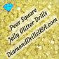 Pear Jelly Glitter SQUARE Diamond Painting Drills Green 20