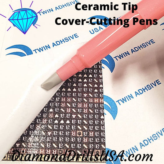 Pink Ceramic Tip Paper Cutter Pen No Razor Easy Cover 
