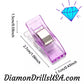 Purple Clips 10 Pieces Diamond Painting Craft Accessory Set 