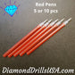 Red Pens for Diamond Painting Single Tip Basic Diamond Drill