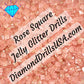 Rose Jelly Glitter SQUARE Diamond Painting Drills Pink 02