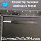 Round Tip Diamond Painting Tweezers Anti-static Metal - 