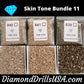 Skin Tone Bundle #11 - 3 Color DMC Square Bundle Bulk 