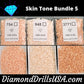 Skin Tone Bundle #5 - 3 Color DMC Square Bundle Bulk Diamond