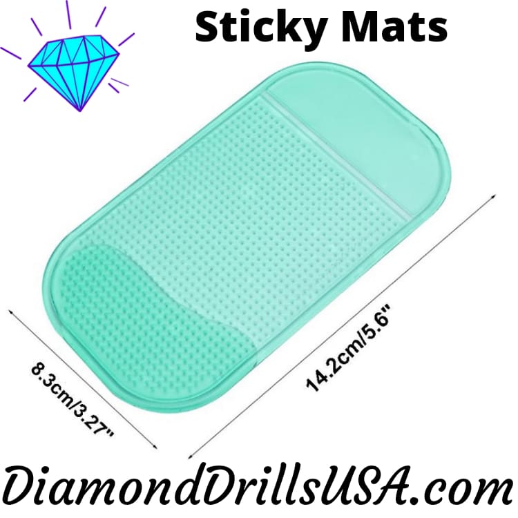 Sticky Mat Black Non-Slip Pad Tray & Accessory Holder - Arts