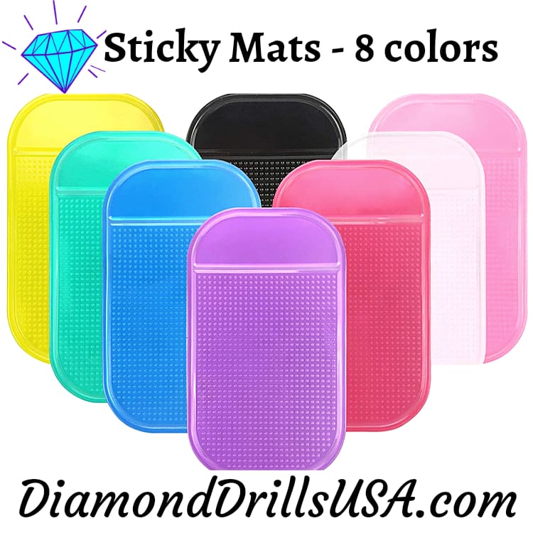 Sticky Mat Blue Non-Slip Pad Tray & Accessory Holder - Arts 