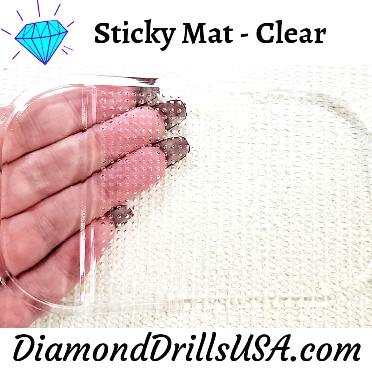 Sticky Mat Clear Non-Slip Pad Tray & Accessory Holder - Arts