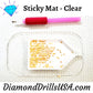 Sticky Mat Clear Non-Slip Pad Tray & Accessory Holder - Arts