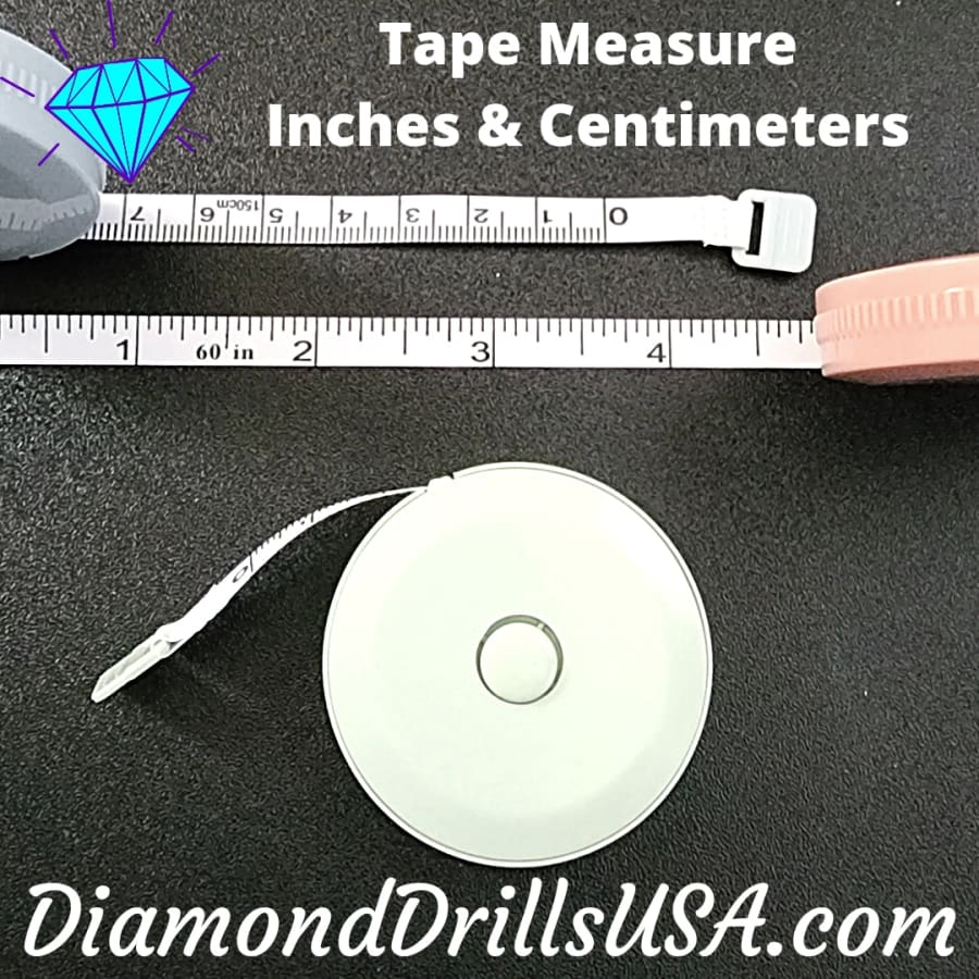 Tape Measure Dual Sided Inches & Centimeters Retractable 