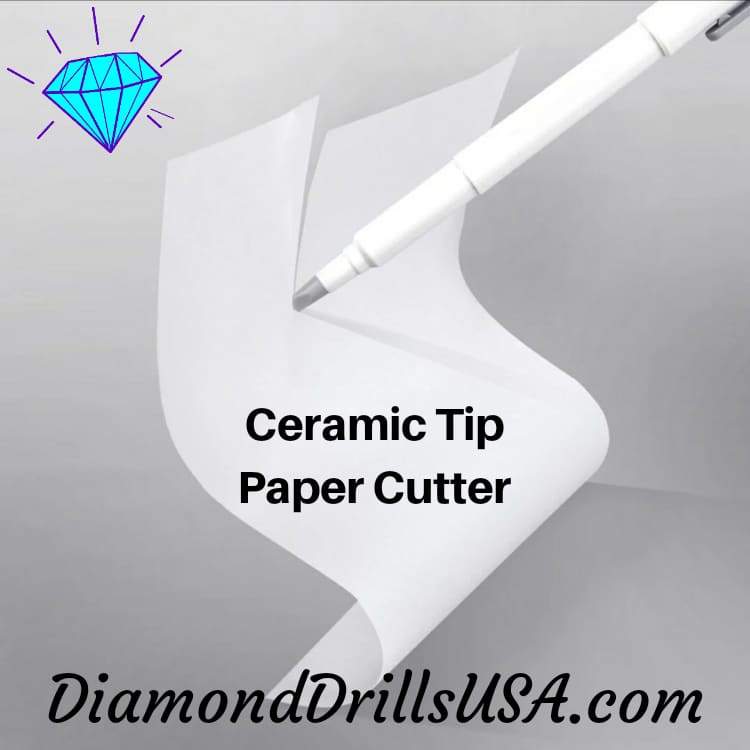 DiamondDrillsUSA - White Ceramic Tip Paper Cutter Pen No Razor