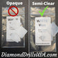 White Wax Semi-Clear Clay for Diamond Painting 6pcs Mud 