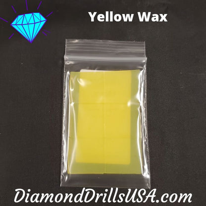 Yellow Wax Clay for Diamond Painting 6pcs Mud Small Square 