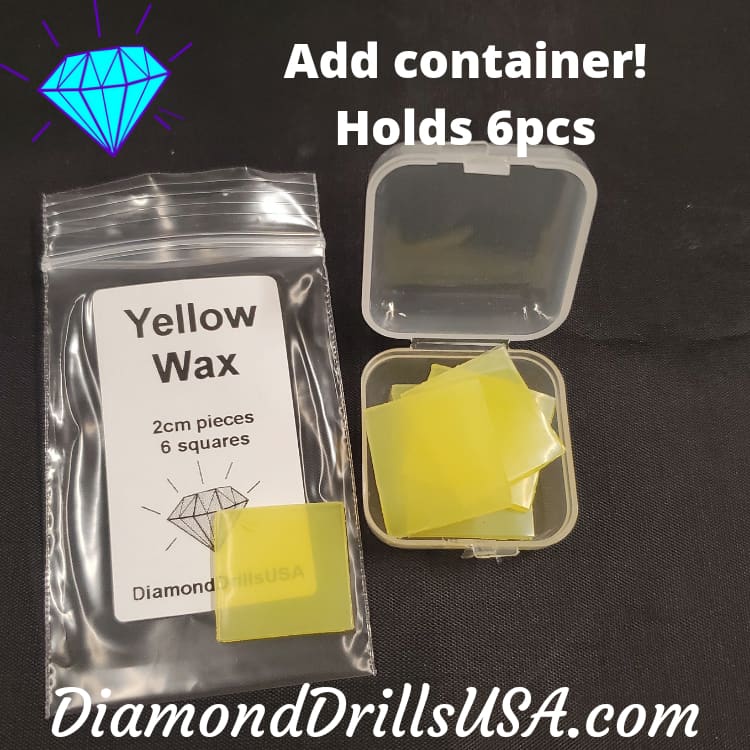 Yellow Wax Clay for Diamond Painting 6pcs Mud Small Square 2cm Putty Pen  Tack